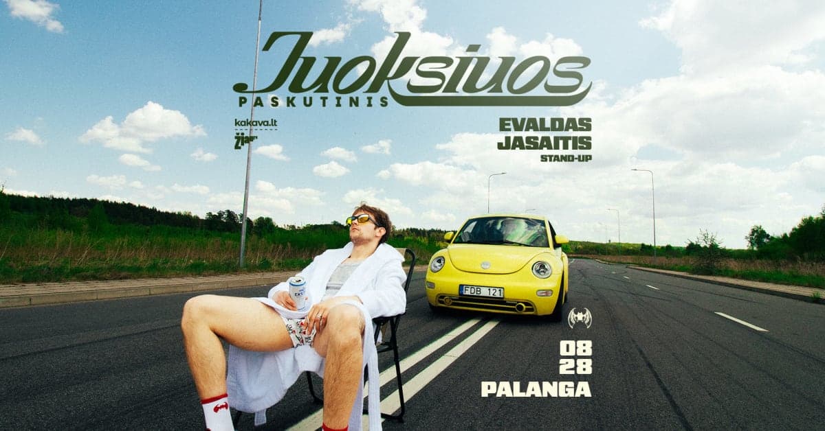 EVALDAS JASAITIS | Stand-up | „Juoksiuos Paskutinis“